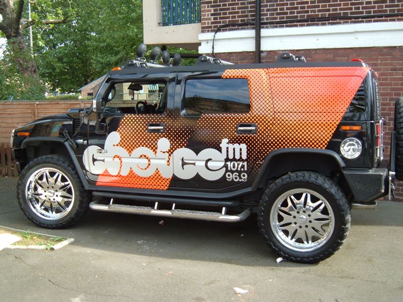 Choice FM Hummer vehicle graphics